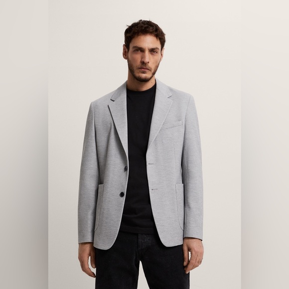 Zara Men’s Gray Blazer (Large) - Picture 1 of 6